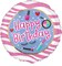 California Dreaming 6th Birthday Balloon Bouquet – Giant 34" Pink Number 6, Banner Foil Balloon, Iridescent Hearts & Licensed Birthday Balloons for Girls Party Decorations (Multicolored)